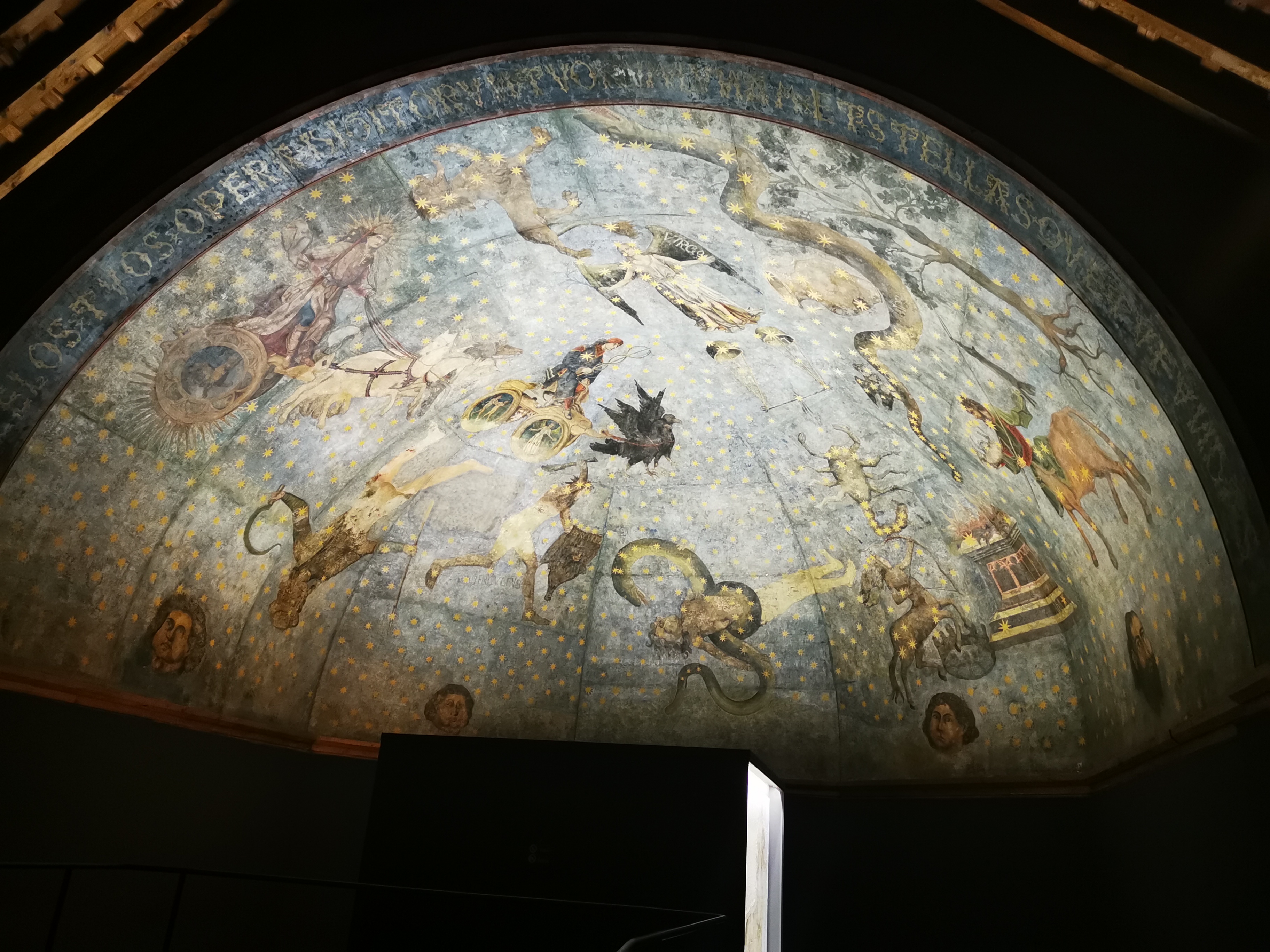 Bóveda celeste con constelaciones, Universidad de Salamanca.